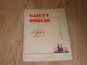 Bild des Verkufers fr Gaiety Theatre Dublin November 1871 - November 1941 70th Anniversary zum Verkauf von Dublin Bookbrowsers