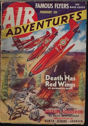 Seller image for AIR ADVENTURES: February, Feb. 1940 for sale by Books from the Crypt