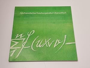 Mathematisches Forschungsinstitut Oberwolfach - Anniversarium 1984 (english) Informationsschr. zu...