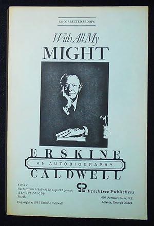 Seller image for With All My Might: An Autobiography [Signed Uncorrected Proof] for sale by Classic Books and Ephemera, IOBA