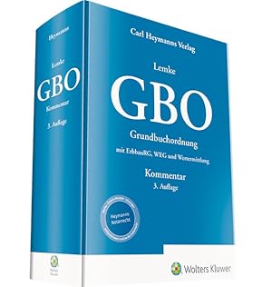 Immagine del venditore per GBO Kommentar - Grundbuchordnung mit ErbbauRG, WEG und Wertermittlung venduto da primatexxt Buchversand
