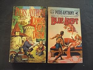 Immagine del venditore per 2 Piers Anthony PBs Demons Don't Dream; Blue Adept venduto da Joseph M Zunno