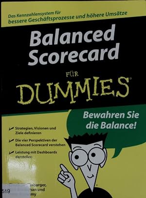 Imagen del vendedor de Balanced Scorecard Fr Dummies. a la venta por Antiquariat Bookfarm