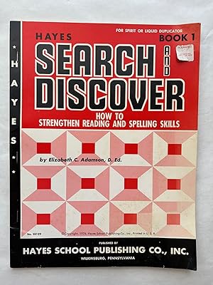 Search and Discover ; How to Strengthen Reading and Spelling Skills; For Spirit or Liquid Duplica...