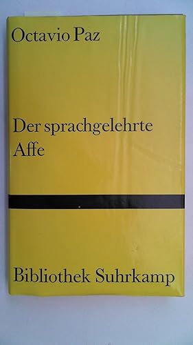 Seller image for Der sprachgelehrte Affe (Bibliothek Suhrkamp Band 530), for sale by Antiquariat Maiwald