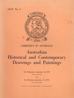 Catalogue of Australian Historical and Contemporary Drawings and Paintings. sold at auction by Ch...