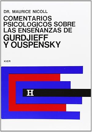 Imagen del vendedor de Comentarios Psicolgicos Sobre Las Enseanzas De Gurdjieff Y Ouspensky, Volumen 2 (Spanish Edition) a la venta por Librairie Cayenne