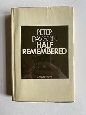 Seller image for Half Remembered for sale by Rural Hours (formerly Wood River Books)