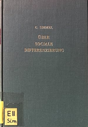 Seller image for ber sociale Differenzierung : Sociologische und psychologische Untersuchungen. for sale by books4less (Versandantiquariat Petra Gros GmbH & Co. KG)