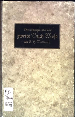 Seller image for Betrachtungen ber das zweite Buch Mose. for sale by books4less (Versandantiquariat Petra Gros GmbH & Co. KG)