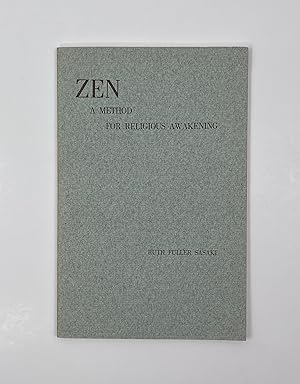 Immagine del venditore per Zen: A Method for Religious Awakening venduto da Free Play Books