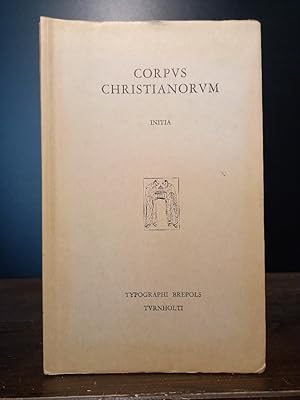 Initia Patrum Latinorum. Collegit ordinatique J. M. Clément. (= Corpus Christianorum. Initia).