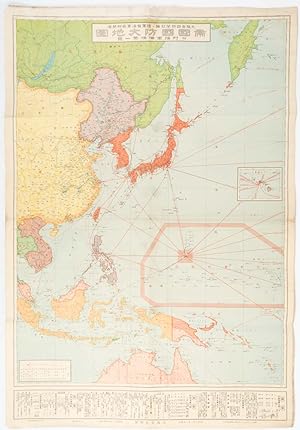         :          . [Teikoku kokub  daichizu : Fu rekky  gunbi j sei ichiran. [Large Map of Japa...