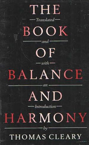 Imagen del vendedor de The Book of Balance and Harmony a la venta por Bij tij en ontij ...