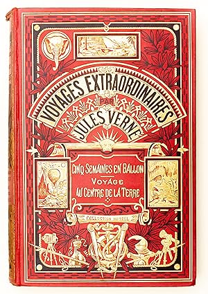 Cinq semaines en Ballon. Voyage de découverte en Afrique par trois Anglais.  (And:) Voyage au ce...