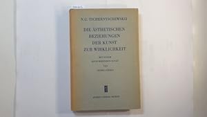 Bild des Verkufers fr Die sthetischen Beziehungen der Kunst zur Wirklichkeit zum Verkauf von Gebrauchtbcherlogistik  H.J. Lauterbach