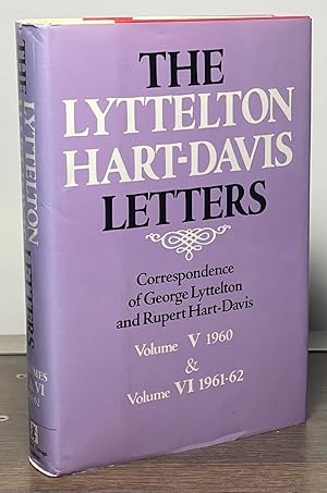 Imagen del vendedor de The Lyttelton Hart-Davis Letters _ Correspondence of George Lyttelton and Rupert Hart-Davis a la venta por San Francisco Book Company