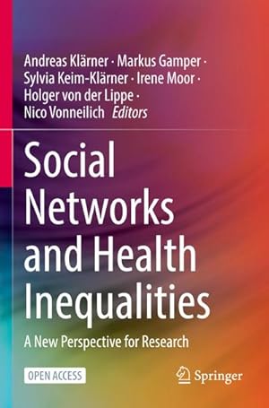Immagine del venditore per Social Networks and Health Inequalities venduto da Rheinberg-Buch Andreas Meier eK