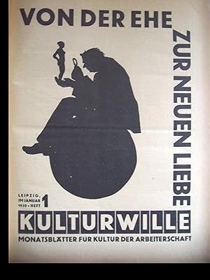 Kulturwille. Monatsblätter für Kultur die Arbeiterschaft. Jg. 7.