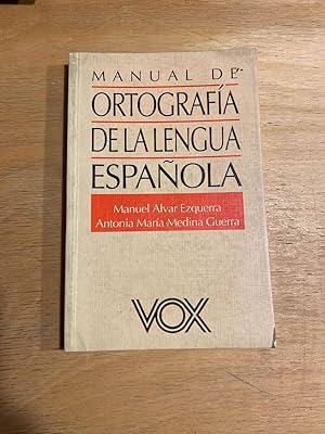 Seller image for Ortografia de la Lengua Espaola for sale by International Book Hunting
