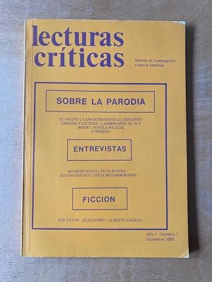 Imagen del vendedor de Lecturas criticas a la venta por International Book Hunting