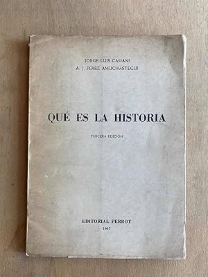 Seller image for Que es la historia for sale by International Book Hunting