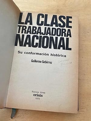 Imagen del vendedor de La clase trabajadora nacional. Su conformacion historica; Las empresas multinacionales; El pentagono y la politica exterior norteamericana a la venta por International Book Hunting