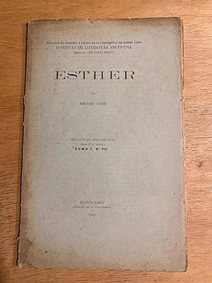 Imagen del vendedor de Esther a la venta por International Book Hunting