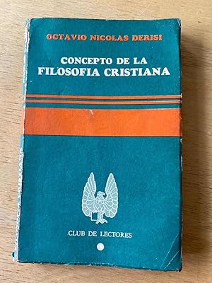 Seller image for Concepto de la filosofia cristiana for sale by International Book Hunting