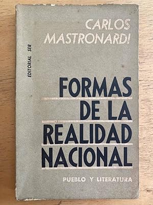 Imagen del vendedor de Formas de la realidad nacional a la venta por International Book Hunting