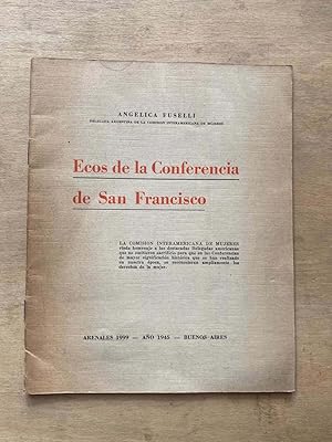 Imagen del vendedor de Ecos de la conferencia de San Francisco a la venta por International Book Hunting