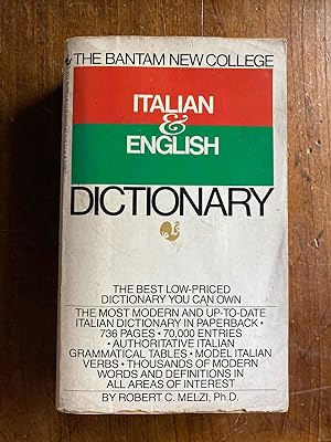 Image du vendeur pour Bantam Italian & English dictionary mis en vente par International Book Hunting