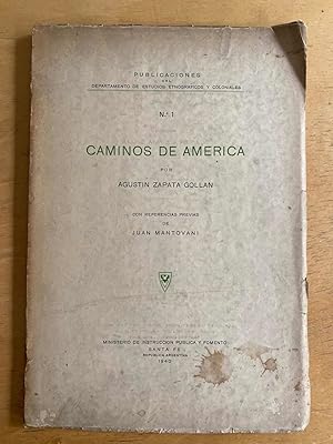 Imagen del vendedor de Caminos de America a la venta por International Book Hunting