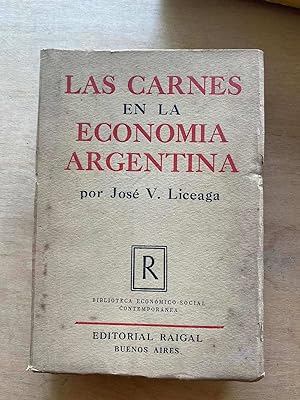 Imagen del vendedor de Las carnes en la economia Argentina a la venta por International Book Hunting
