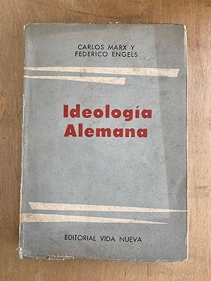 Seller image for Ideologia Alemana for sale by International Book Hunting