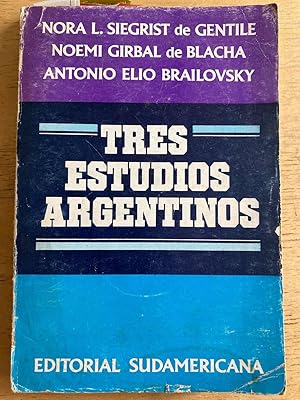 Image du vendeur pour Tres estudios argentinos mis en vente par International Book Hunting