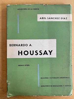 Immagine del venditore per Bernardo a. Houssay venduto da International Book Hunting