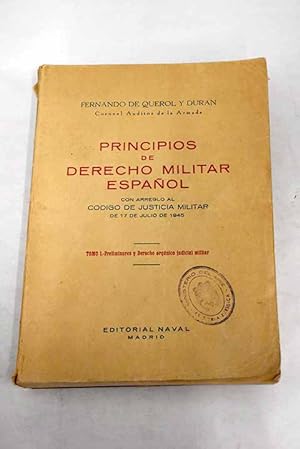 Principios de derecho militar español