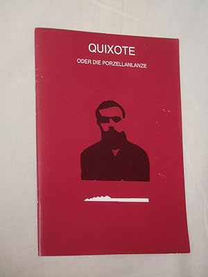 Imagen del vendedor de Programmheft Festspielhaus Hellerau 2008. Urauffhrung QUIXOTE ODER DIE PORZELLANLANZE von Helmut Oehring und Torsten Ottersberg. Regie: Stefanie Wrdemann/ Helmut Oehring, Grafik/ Film/ Installationen: Hagen Klennert, Assistenz: Elisabeth Werthner. Mit Maria Lucchese, Matthias Bauer, Jrg Wilkendorf, Daniel Gritz (mit Textbuch) a la venta por Fast alles Theater! Antiquariat fr die darstellenden Knste