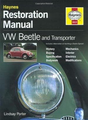 Imagen del vendedor de VW Beetle and Transporter Restoration Manual (Haynes Restoration Manuals) a la venta por WeBuyBooks