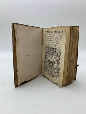 Georgii Agricolae medici libri V De mensuris et ponderibus in quibus pleraque a Budaeo et Portio....