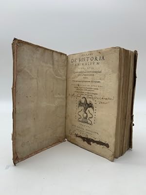 Bild des Verkufers fr Aeliani de historia animalium libri XVII quos ex integro ac veteri exemplari Graeco, Petrus Gillius vertit zum Verkauf von Coenobium Libreria antiquaria