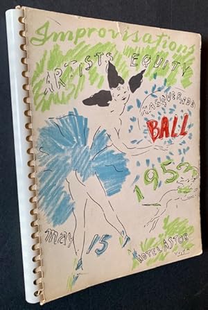 Seller image for Improvisations 1953: Artists Equity Masquerade Ball (May 15, 1953 -- Hotel Astor, N.Y.) for sale by APPLEDORE BOOKS, ABAA