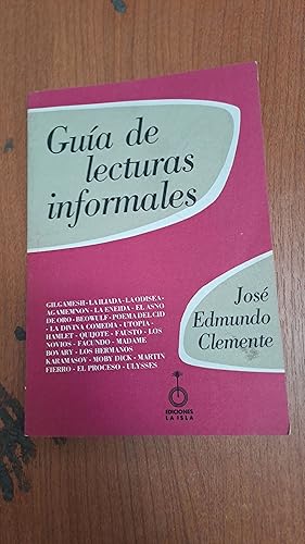 Seller image for Guia de lecturas informales for sale by Libros nicos