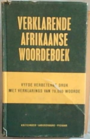 Seller image for Verklarende Afrikaanse Woordeboek for sale by Chapter 1