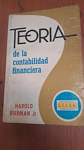 Seller image for Teoria de la contabilidad financiera for sale by Libros nicos