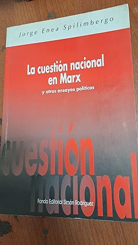 Imagen del vendedor de La cuestion nacional en Marx a la venta por Libros nicos