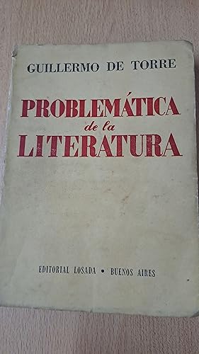 Image du vendeur pour Problematica de la Literatura mis en vente par Libros nicos