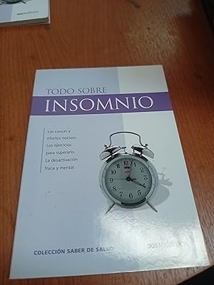 Immagine del venditore per Todo sobre Insomnio venduto da Libros nicos