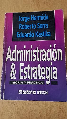 Imagen del vendedor de Administracion y estrategia a la venta por Libros nicos